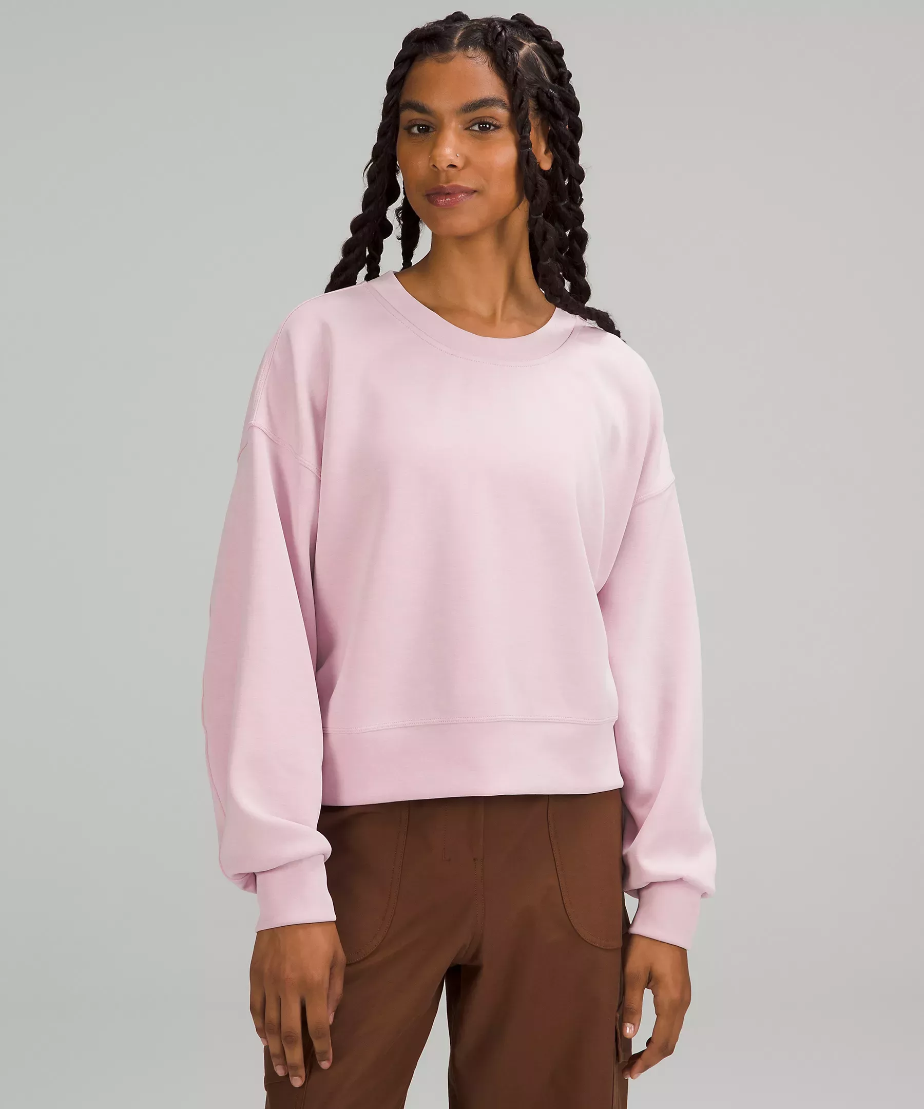 Perfectly Oversized Cropped Crew curated on LTK