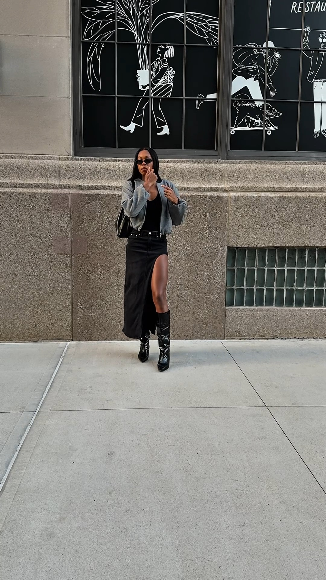 My last no-tights look before fall fully hits 🍂

Cropped jacket from Zara - Size L! 
Jean Skirt from Fashion Nova- Size S!
Linked similar jacket and skirt options +fitted top + tall boots for a casual chic fall outfit that’s perfect for transitional weather!

fall outfit ideas | chic fall outfit | fall fashion inspo | nyc street style | outfit of the day | fall wardrobe staples

#LTKTall #LTKStyleTip #LTKSeasonal