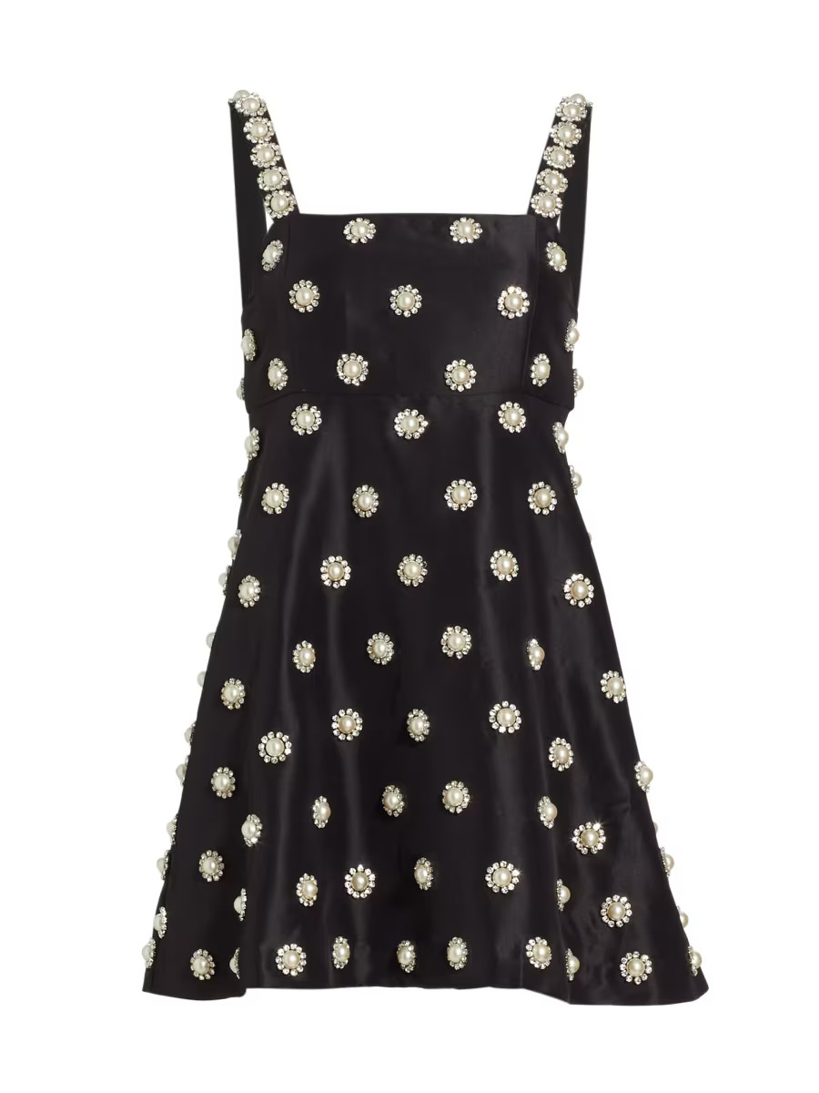 Alice + Olivia Athene Embellished Minidress | Saks Fifth Avenue