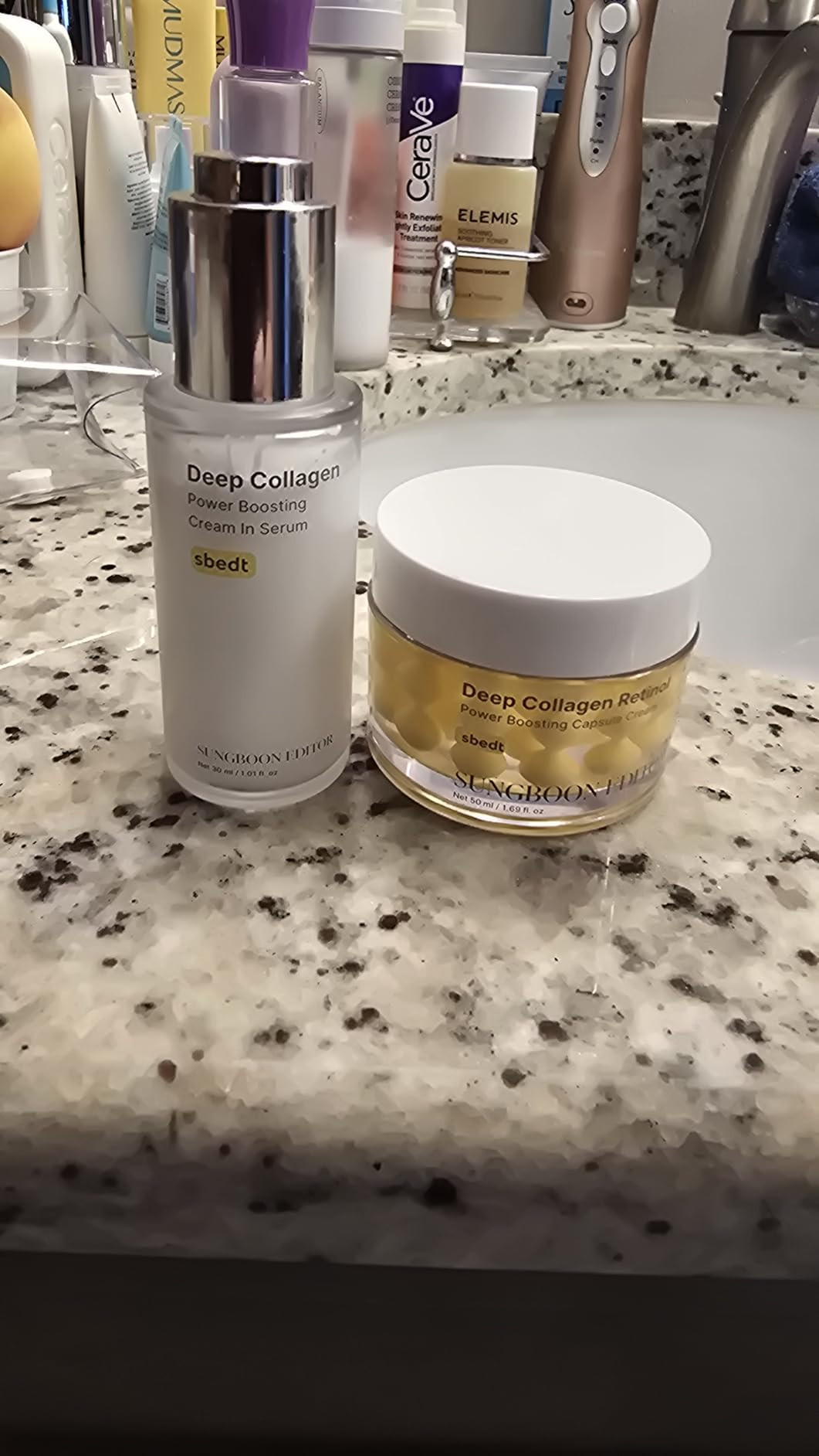 SUNGBOON EDITOR Deep Collagen Retinol Capsule Cream | For Fine Lines and Dry Skin | White Spicule... | Amazon (US)