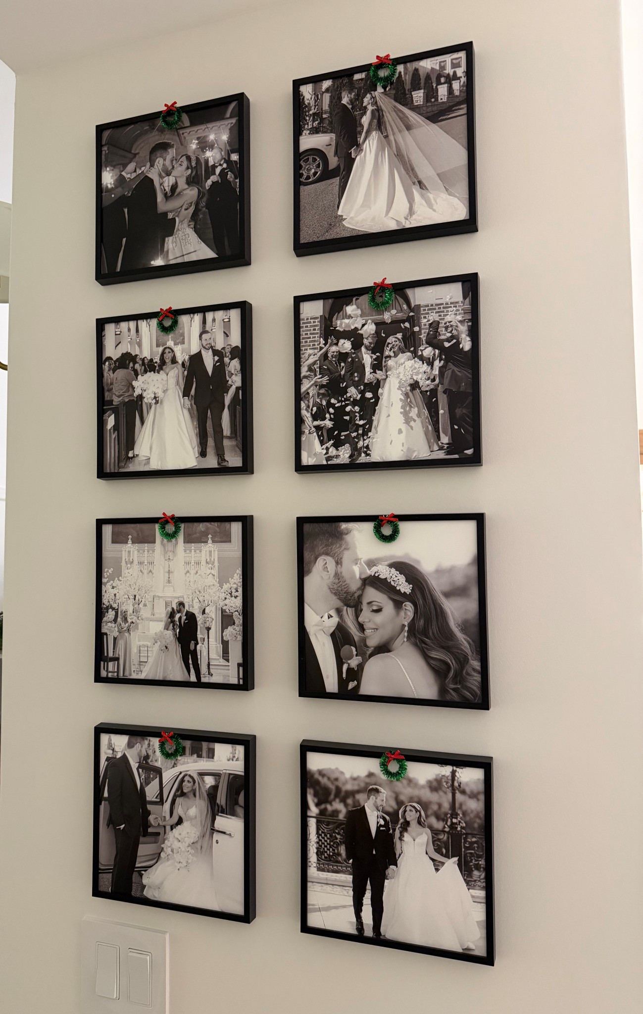 Mini Christmas wreaths for pictures 

#LTKFindsUnder50 #LTKHoliday #LTKHome