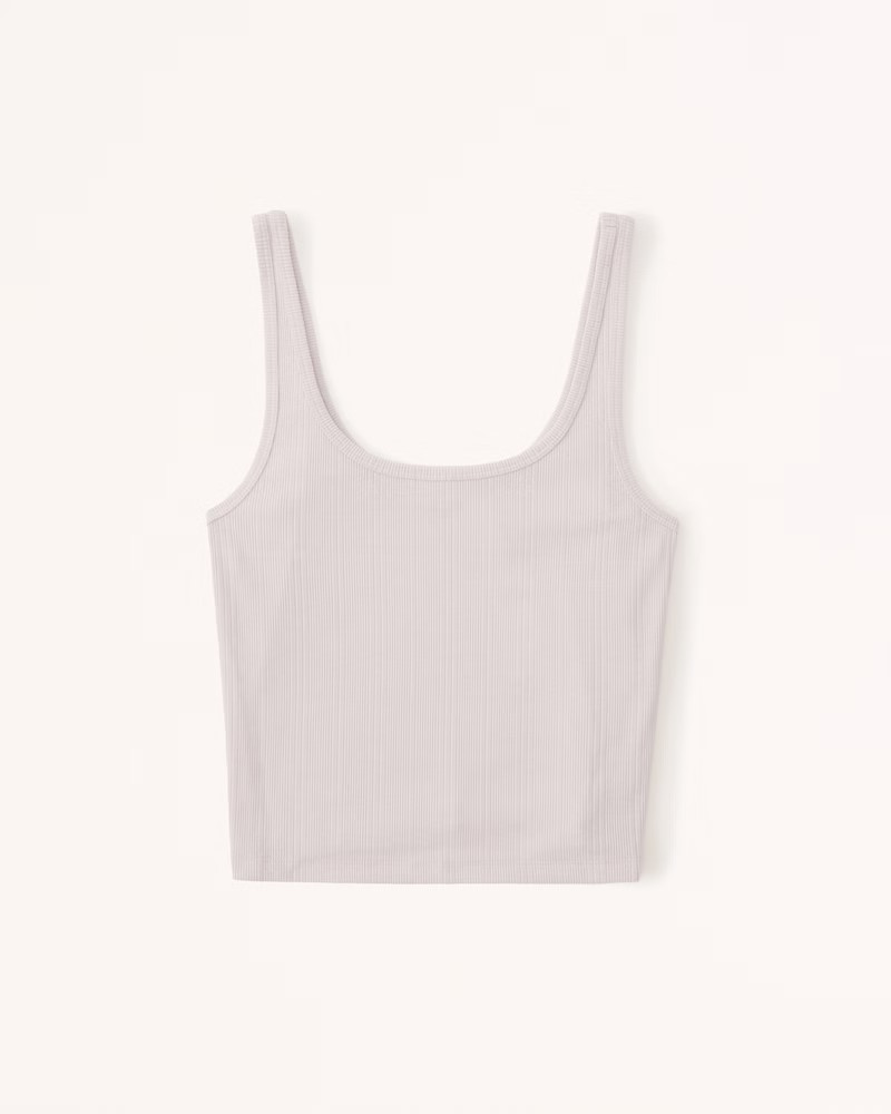 Cozy Rib Scoopneck Sleep Tank | Abercrombie & Fitch (US)