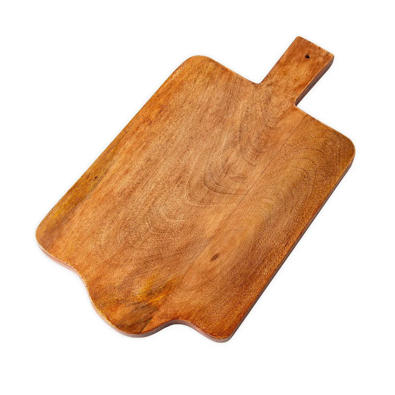 Rustic Mango Wood Serving Board, Natural | Plow & Hearth