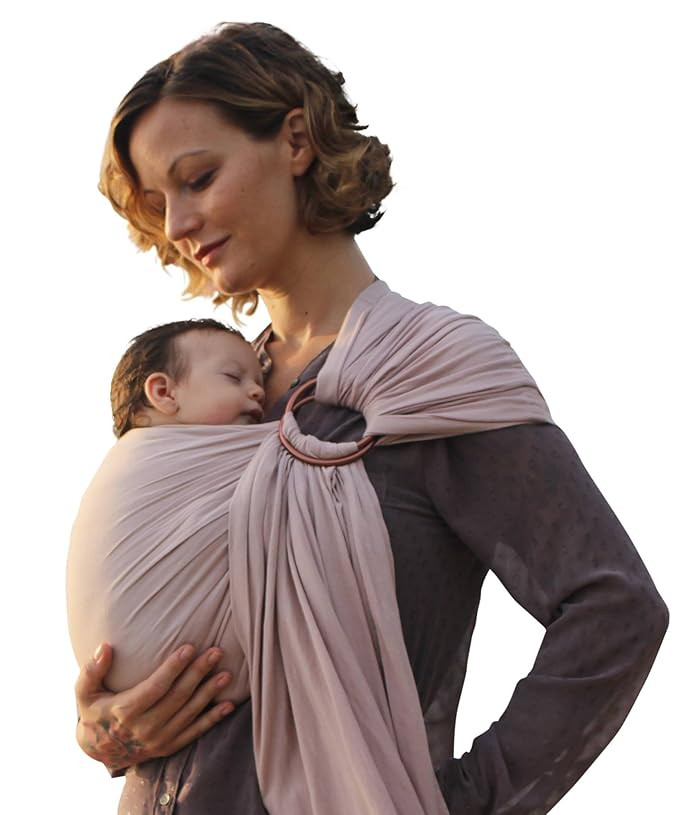 Nalakai Ring Sling Baby Carrier - Luxury Bamboo and Linen Baby Sling - Baby Wrap | Amazon (US)