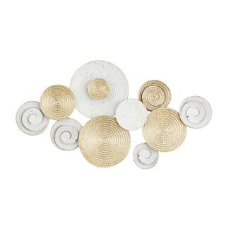 Gold Metal Contemporary Wall Decor, 21" x 36" x 2" By Cosmoliving By Cosmopolitan | Michaels® | Michaels Stores