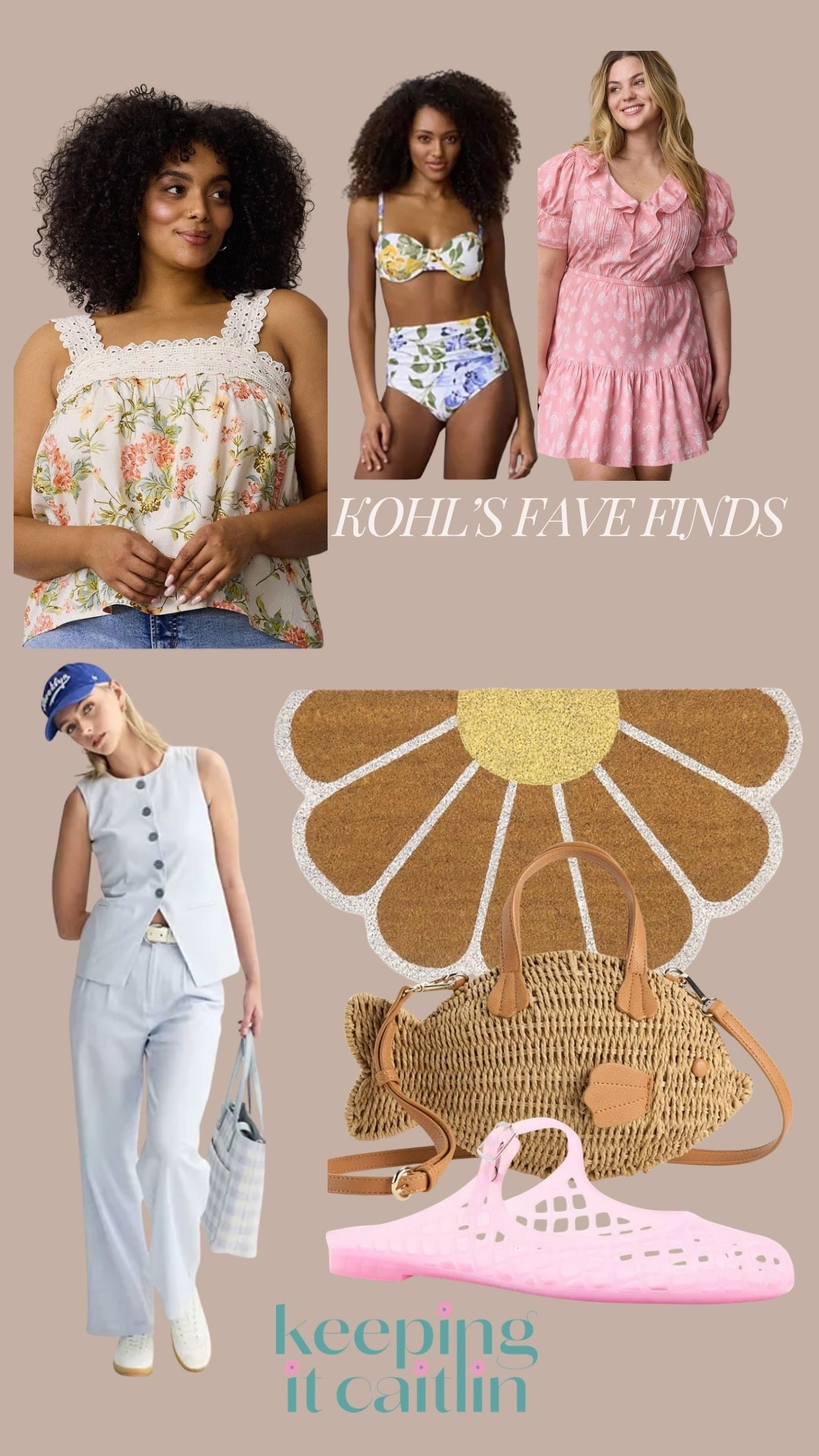 Kohls spring summer fave finds @kohls #kohlspartner #kohlsfinds 

#LTKPlusSize #LTKMidsize #LTKHome