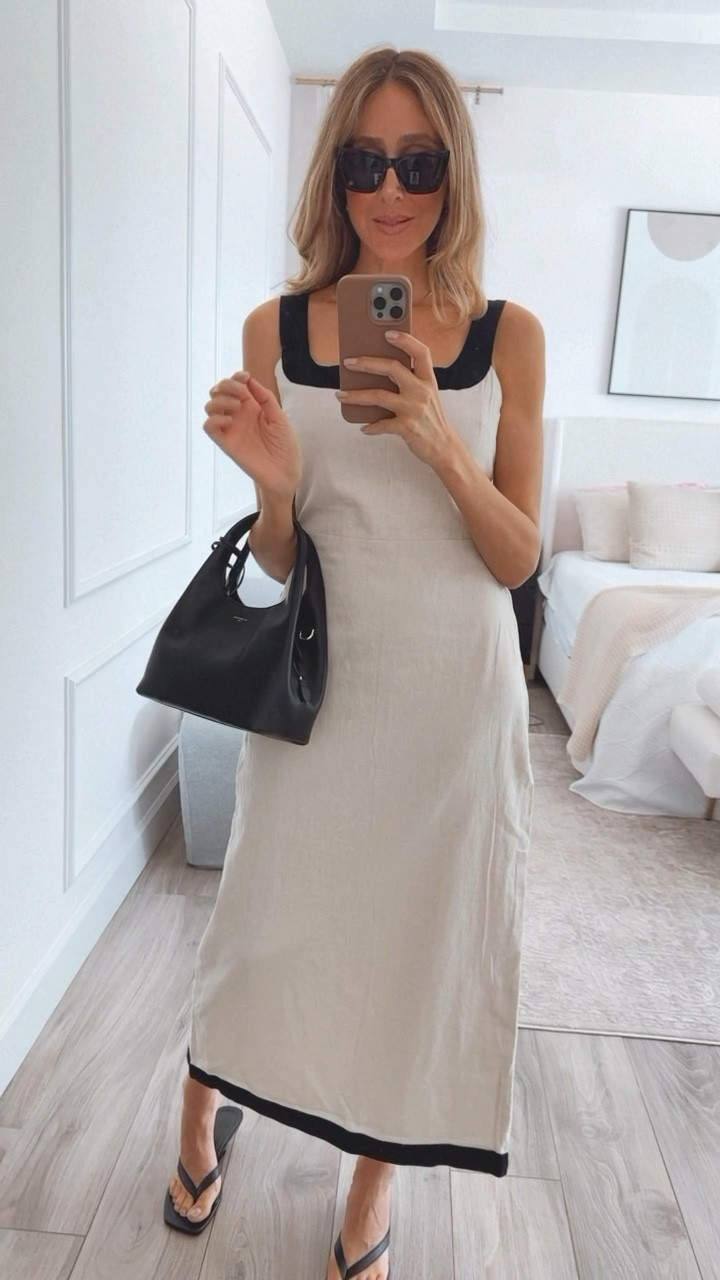 Perfect elegant summer dress! The linen fabric is very chic and the fitting is gorgeous, not see through. Runs tts.
My stats - 
Clothes: Size S/2 - Jeans 27
Footwear: Size 9 
Height: 5'9" tall
Weight: 127 lbs



#LTKStyleTip #LTKOver40 #LTKSeasonal