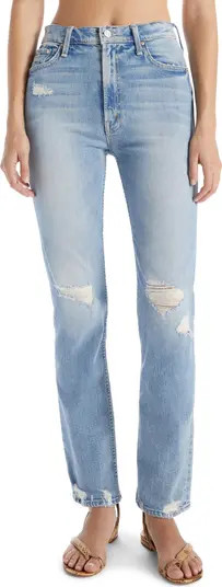 MOTHER Rider Skimp High Waist Straight Leg Jeans | Nordstrom | Nordstrom