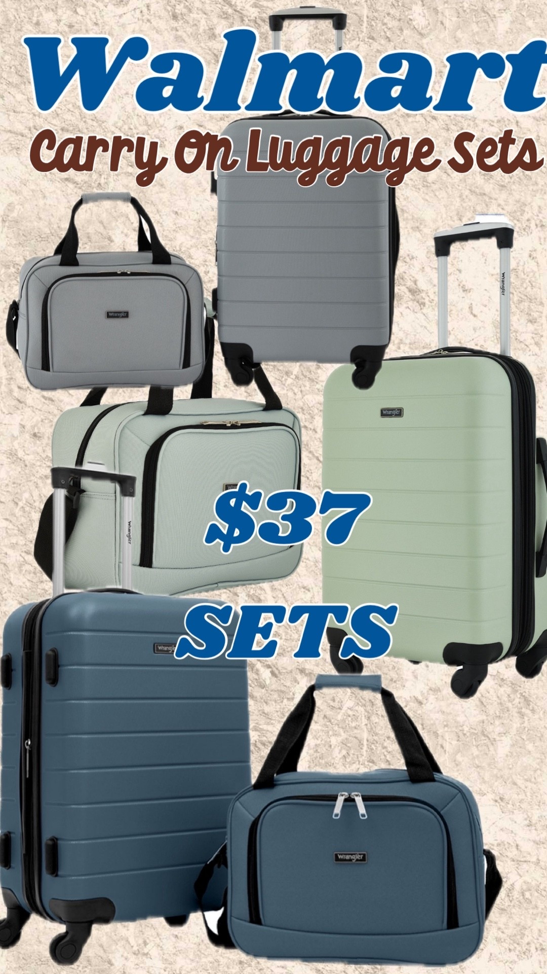 Walmart Cyber Deals! 
With all the holiday travel upon us here are some 
Two Piece Carry On Luggage Sets!! 

#LTKHoliday #LTKTravel