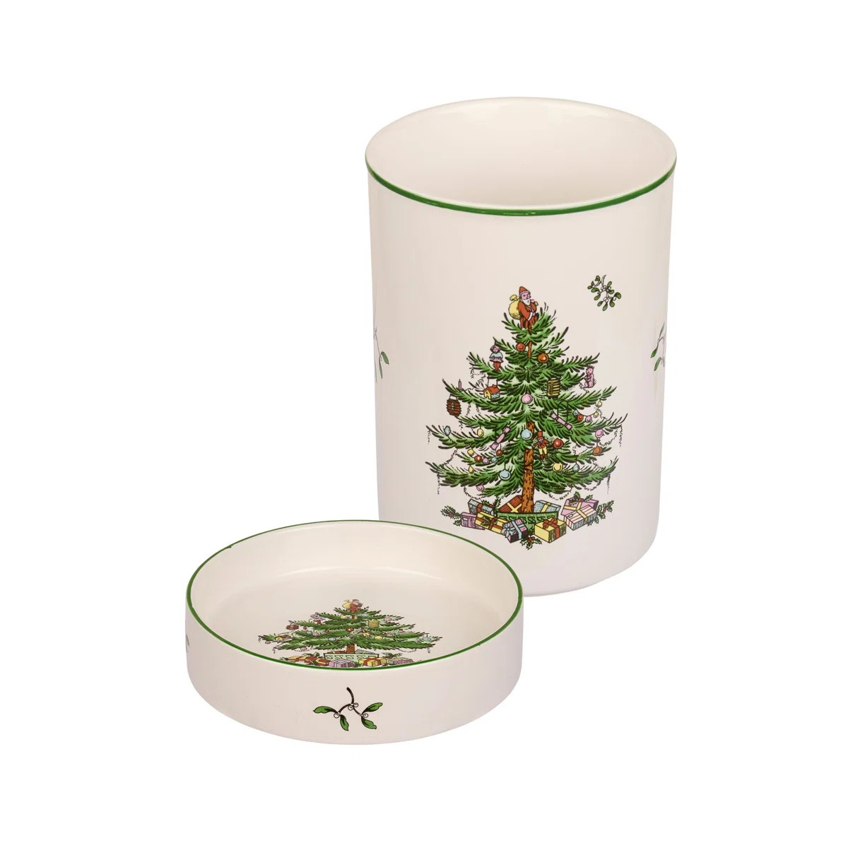 Christmas Tree 2PC WINE CHILLER & COASTER SET | Wayfair North America