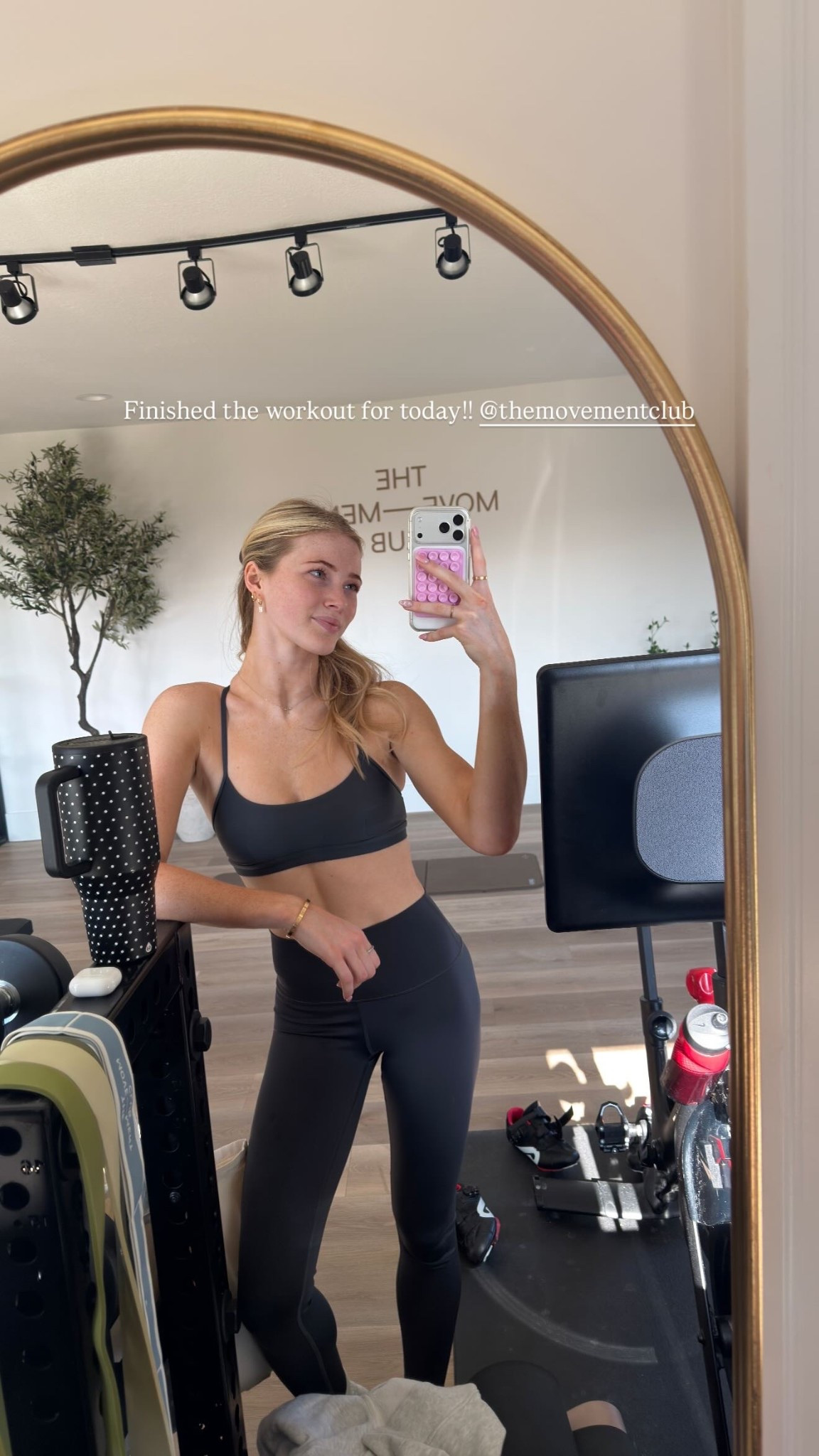 Finished the workout for today!! @themovementclub