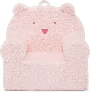 GAP babyGap Sherpa Bear Chair - Greenguard Gold Certified, Blush | Amazon (US)
