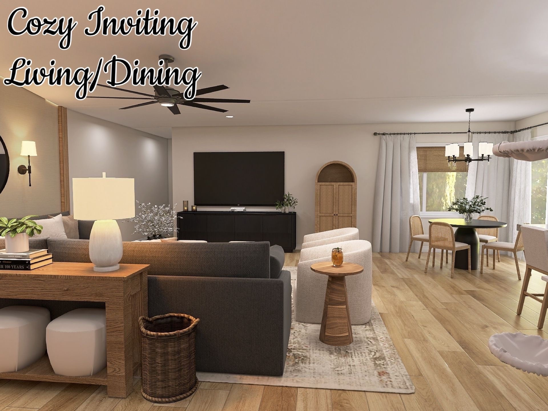 Designed by Olivia
Cozy Inviting Living/Dining 

#LTKHome #LTKmomlife #LTKHoliday