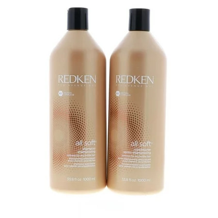 ($76 Value) Redken All Soft Shampoo and Conditioner Liter 33.8oz Duo Pack | Walmart (US)