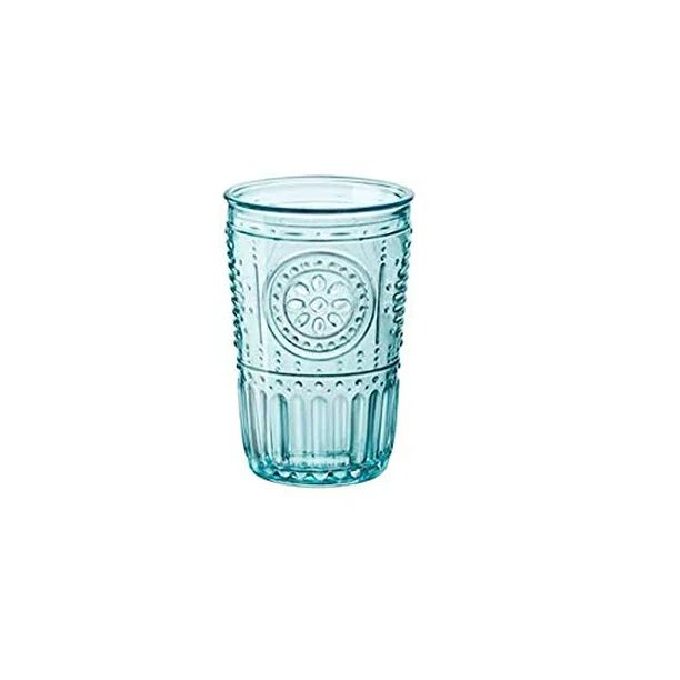 Bormioli Rocco Romantic Cooler Glass, Set of 4, 16 oz, Light Blue - Walmart.com | Walmart (US)