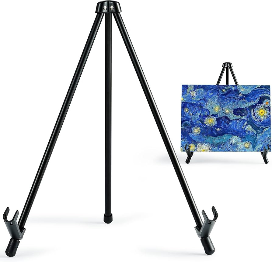 ARTIFY 14'' Tabletop Instant Display Easel, Black Steel Table Top Easels for Display, Tripod for ... | Amazon (US)