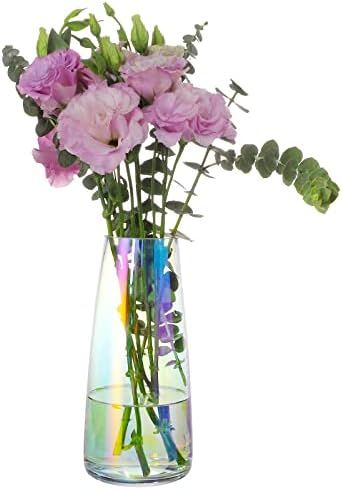 Gunlar Glass Vase Flower Crystal Vases Home Decor Modern Large Clear Glass Vases for Centerpieces... | Amazon (US)