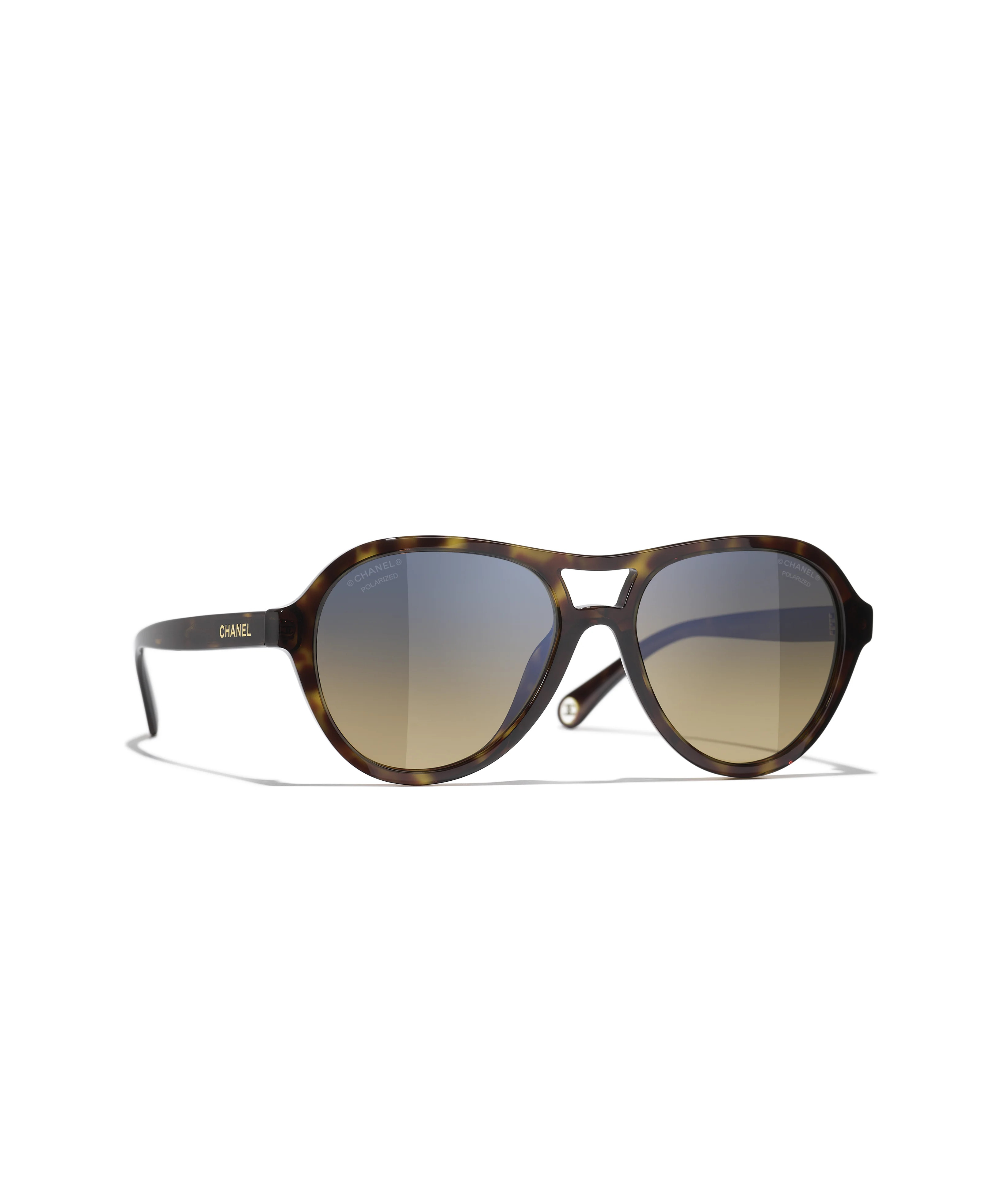 CHANEL Sunglasses: Pilot Sunglasses, acetate — Fashion | CHANEL | Chanel, Inc. (US)