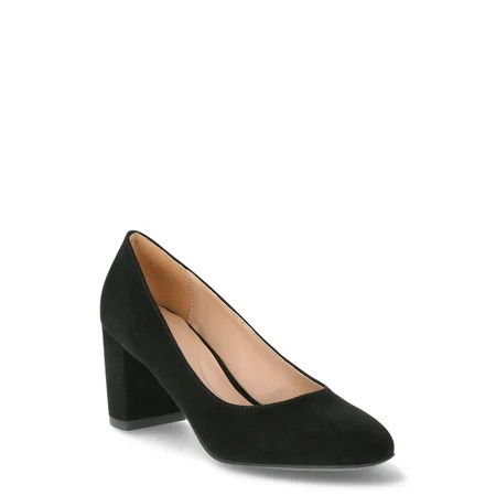 Time and Tru Women's Closed Toe Pump Dress Heels | Walmart (US)