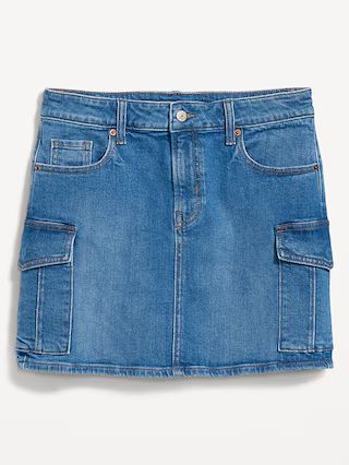 Mid-Rise OG Jean Mini Skirt | Old Navy (US)