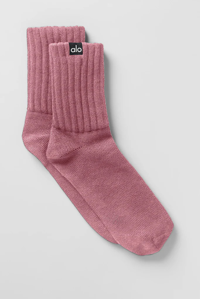 Unisex Half-Crew Scrunch Sock | Alo Yoga (US)