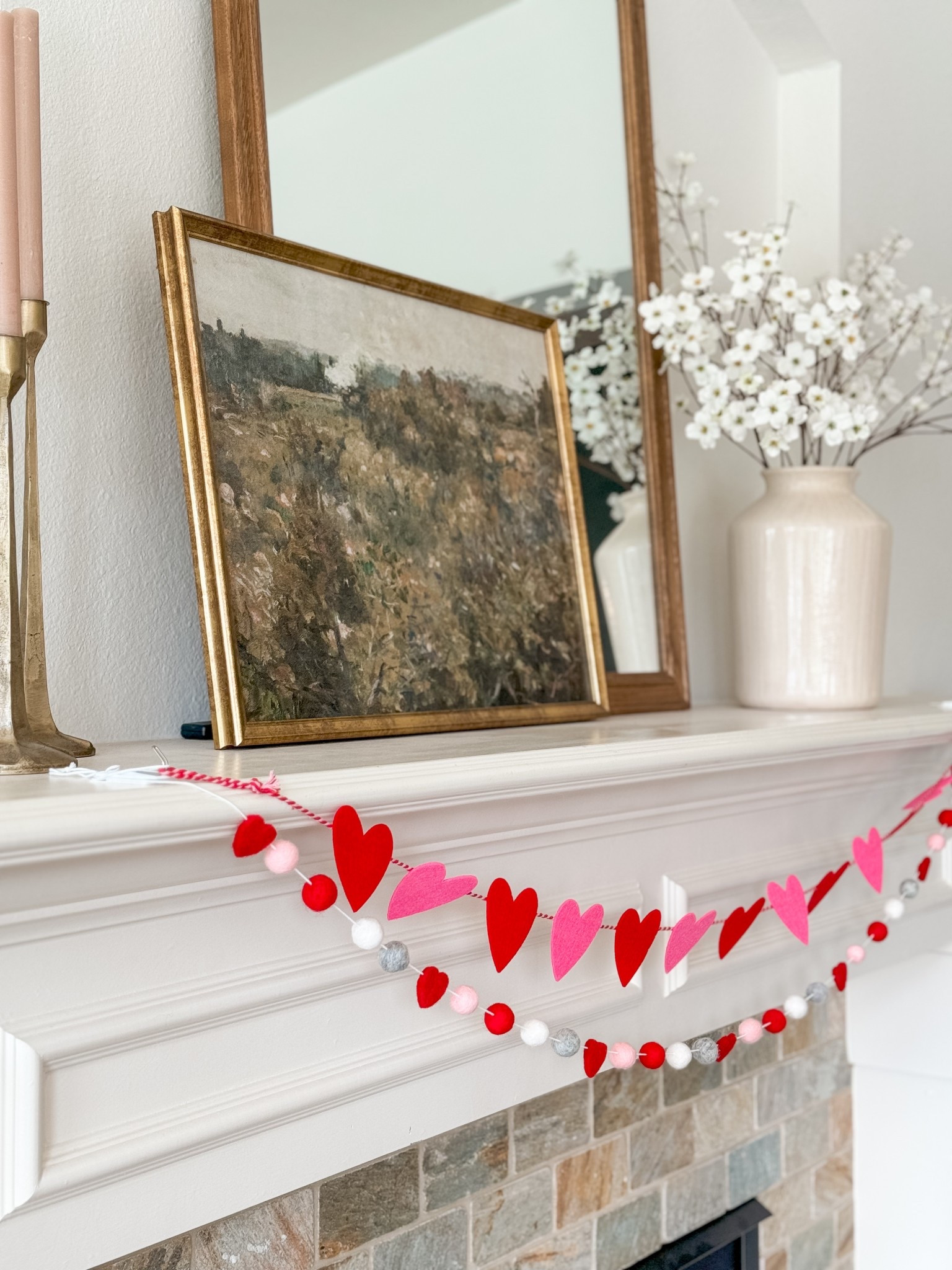Spring/Valentines mantle

#LTKFindsUnder50 #LTKHome #LTKSeasonal