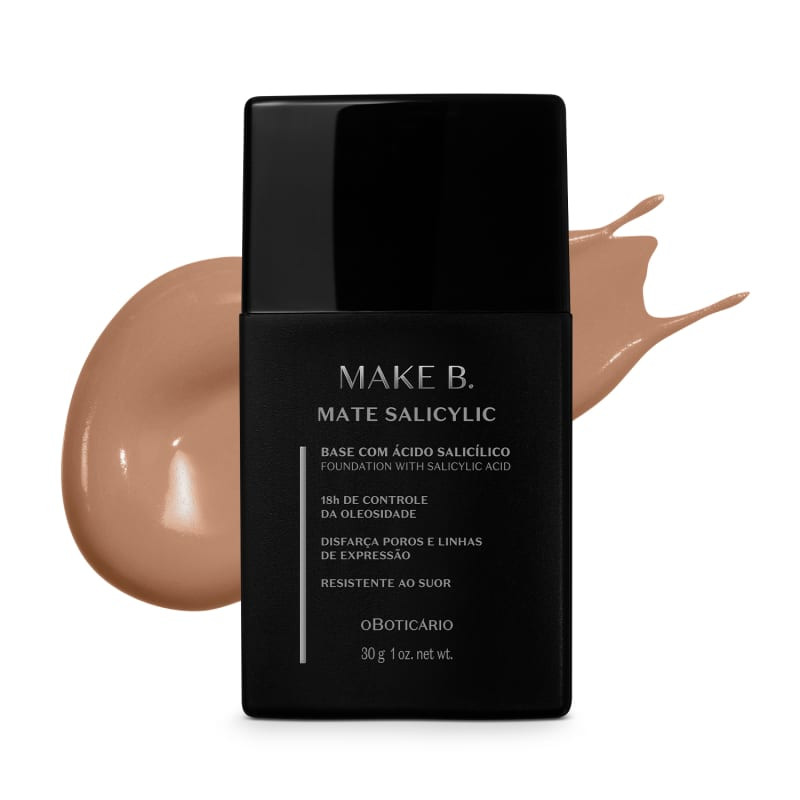 Base Líquida Cor 150 Make B. Mate Salicylic 30g | oBoticario (BR)