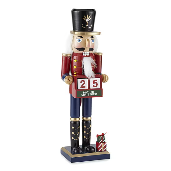 North Pole Trading Co. 14" Advent Soldier Christmas Nutcracker | JCPenney