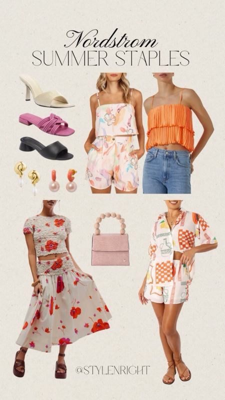 Nordstrom Summer Staples - summer closet - summer clothing must haves - maxi skirt - summer sandals - outfit inspo 

#LTKMidsize #LTKStyleTip #LTKShoeCrush
