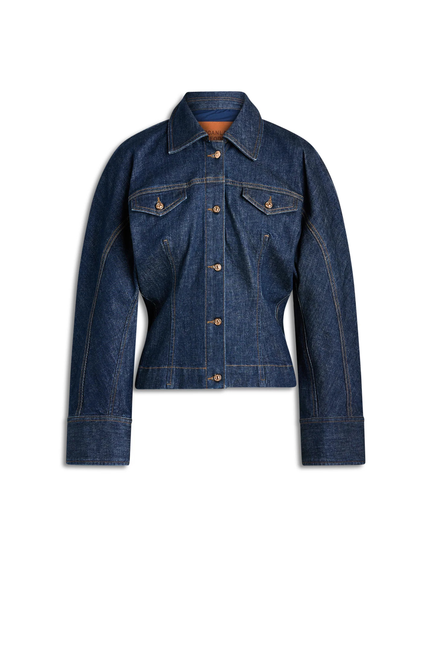 DENIM COCOON SHIRT - INDIGO.B - Scanlan Theodore | Scanlan Theodore
