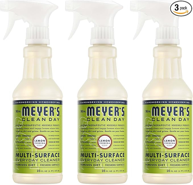 MRS. MEYER'S CLEAN DAY All-Purpose Cleaner Spray, Cruelty Free Formula, Lemon Verbena, 16 fl. oz ... | Amazon (US)