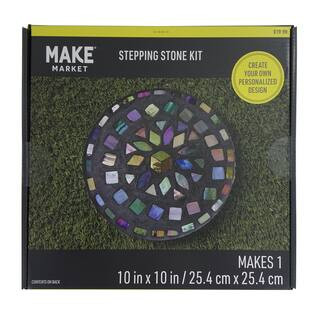 10" Black Round Stepping Stone Kit by Make Market® | Michaels Stores