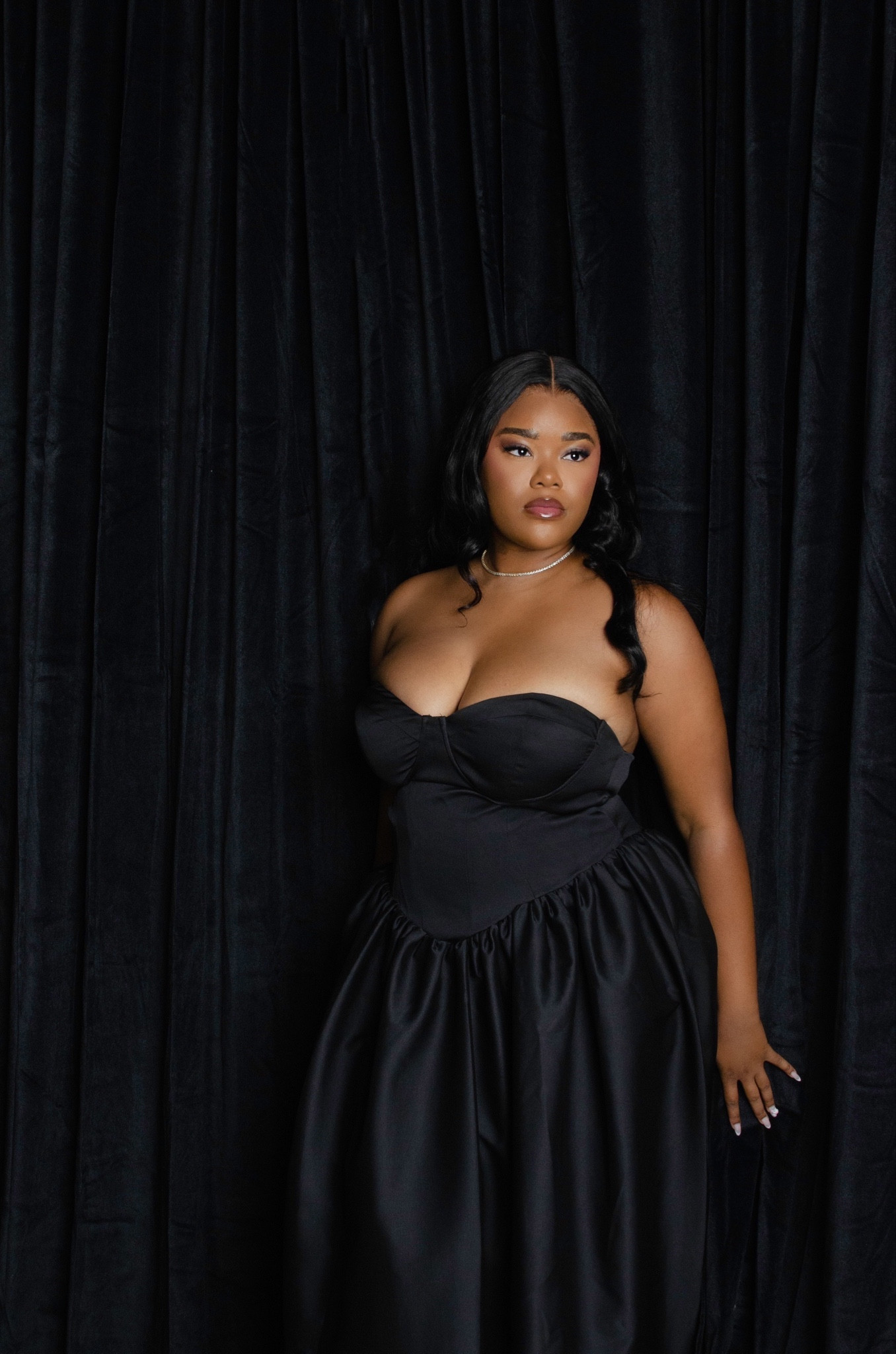 Black strapless long gown dress #metgala #blackdress #straplessdress #ballgown #longblackdress

#LTKplussize #LTKstyletip #LTKmidsize