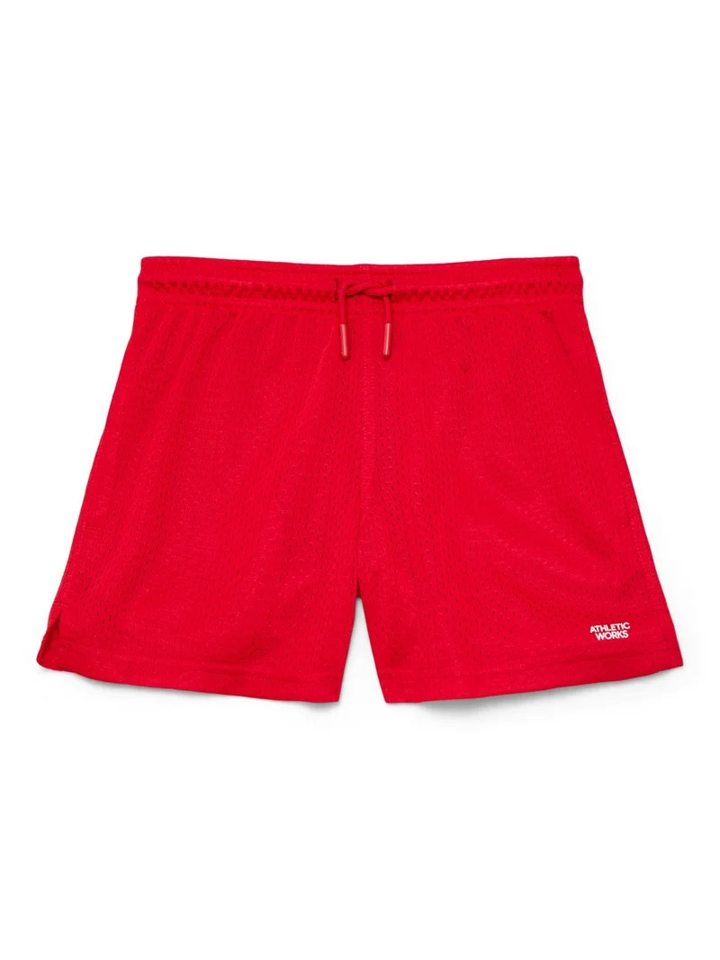 Athletic Works Boys Performance Mesh Shorts, Sizes 4-16 | Walmart (US)