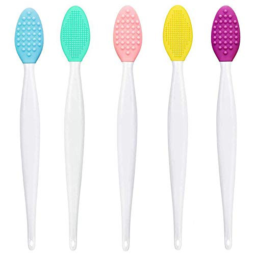 Silicone Lip Brush Tool Lip Brush for Smoother and Fuller Lip Appearance (5 pcs, Mix) | Amazon (US)