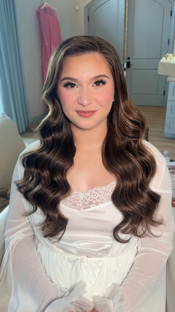 Hair & Makeup on this Beauty! Such a fun group ✨💖 #surrealbeautylauren for @surrealbeautytx #ltkbridal #ltkbridalmakeup #ltkmakeup