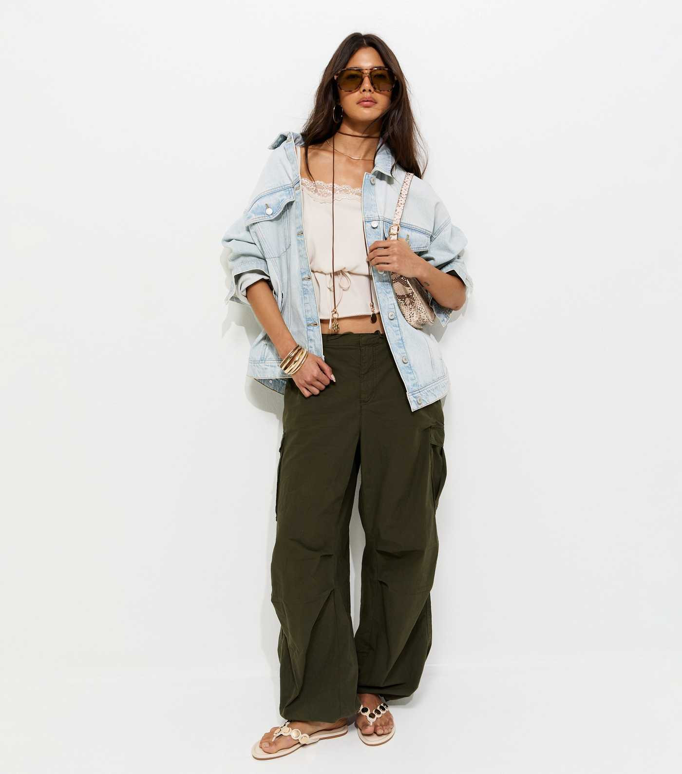 Light Blue Oversized Denim Jacket | New Look | New Look (UK)