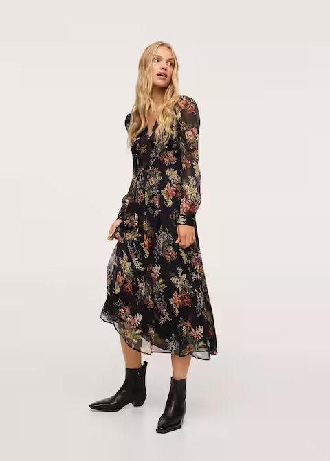 Floral print dress | MANGO (US)