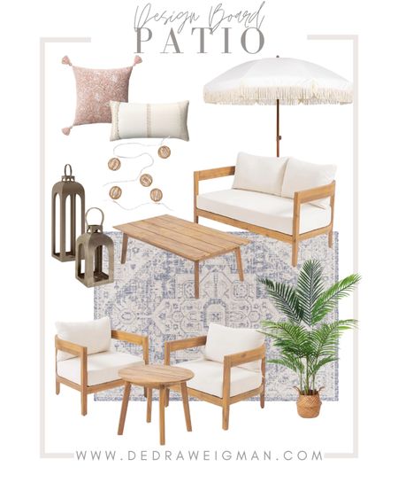 Freshen up your patio with these patio furniture finds! Loving this patio design. 

#patiofurniture #patiodecor #patioideas 

#LTKFind #LTKSeasonal #LTKhome