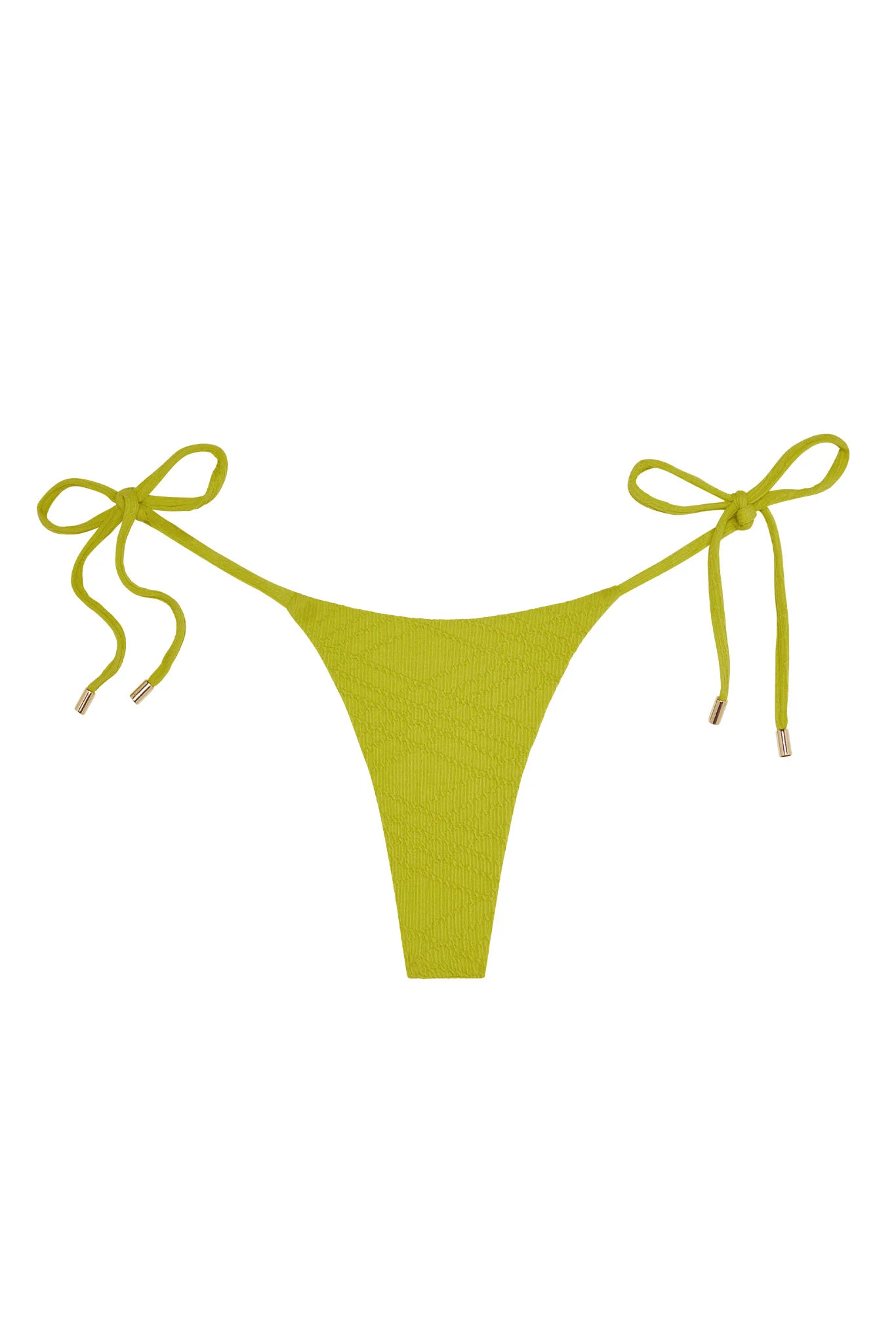 Palma Bottom - Chartreuse Summer Plaid | Monday Swimwear
