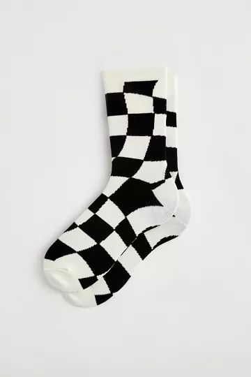 Check Pattern Crew Sock | Urban Outfitters (US and RoW)