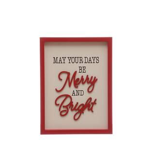 8" Merry & Bright Christmas Tabletop Décor by Ashland® | Michaels | Michaels Stores