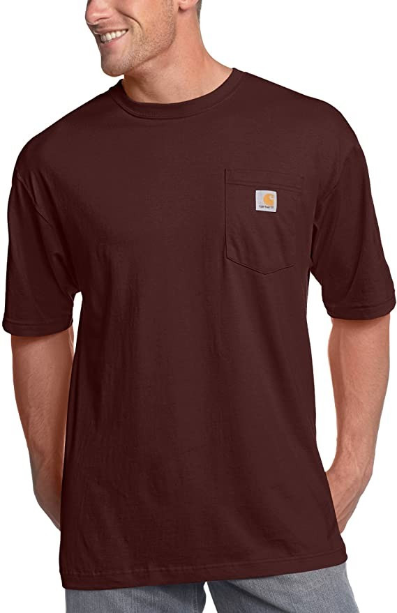 Carhartt Men's K87 Workwear Short Sleeve T-Shirt (Regular and Big & Tall Sizes) | Amazon (US)