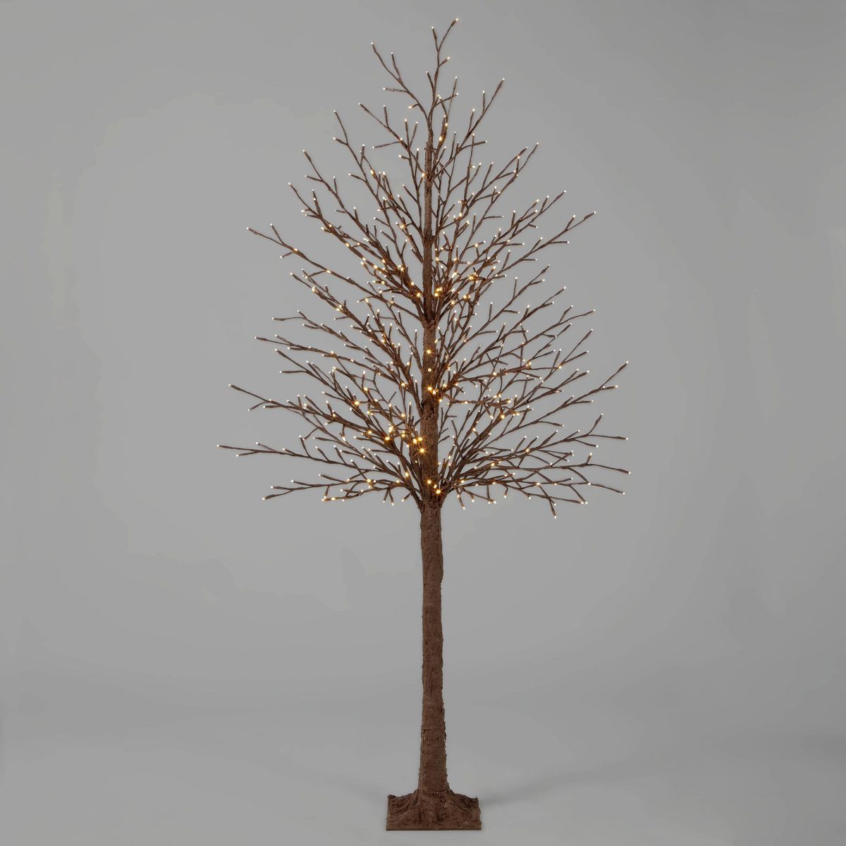 6ft Faux Bark Twig Tree Christmas LED Novelty Sculpture Twinkle Lights Warm White - Wondershop™ | Target