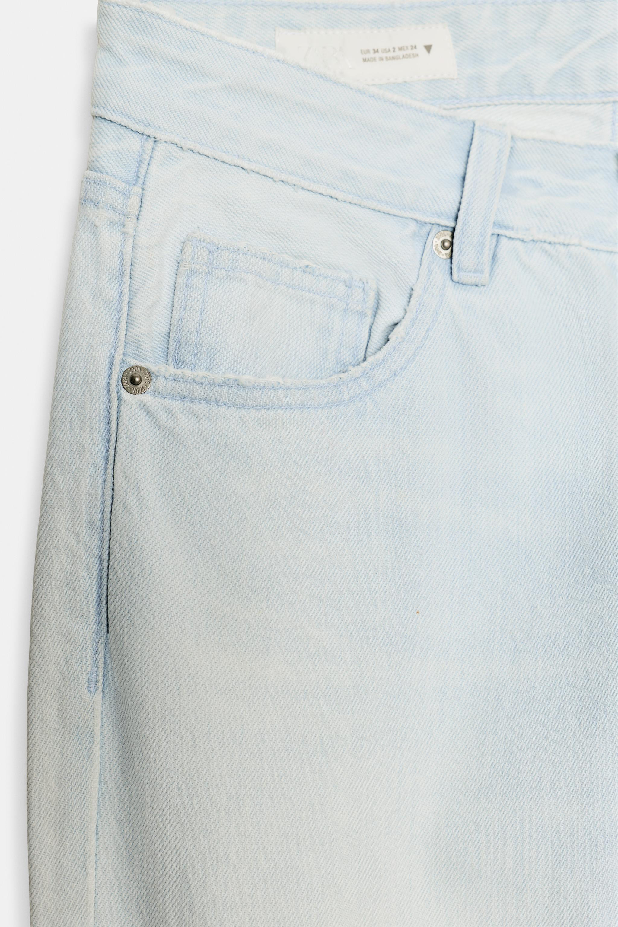 TRF LOW-RISE WIDE-LEG JEANS | Zara UK