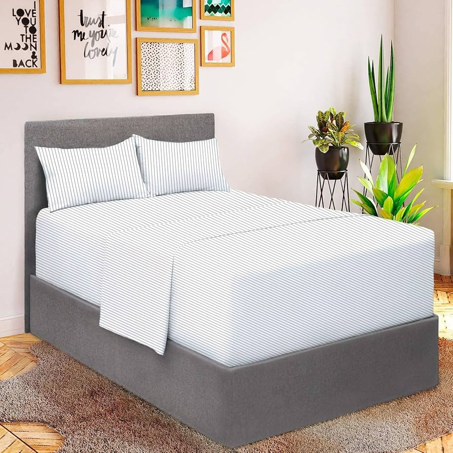 Mellanni Extra Deep Queen Sheets - 4 PC Iconic Collection Bedding Sheets & Pillowcases - Hotel Lu... | Amazon (US)