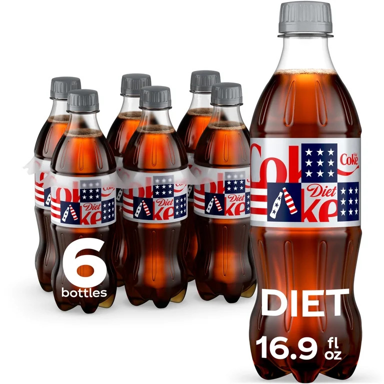 Diet Coke Soda Pop Bottles, 16.9 fl oz, 6 Pack | Walmart (US)