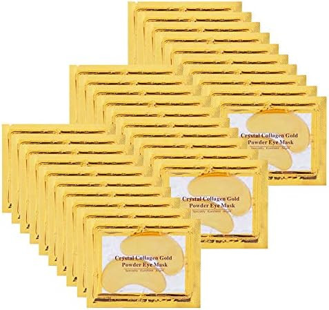 NIYET 30 Pairs Under Eye Collagen Patches, Gold Moisturizing Under Eye Mask, Under Eye Gel Pads f... | Amazon (US)