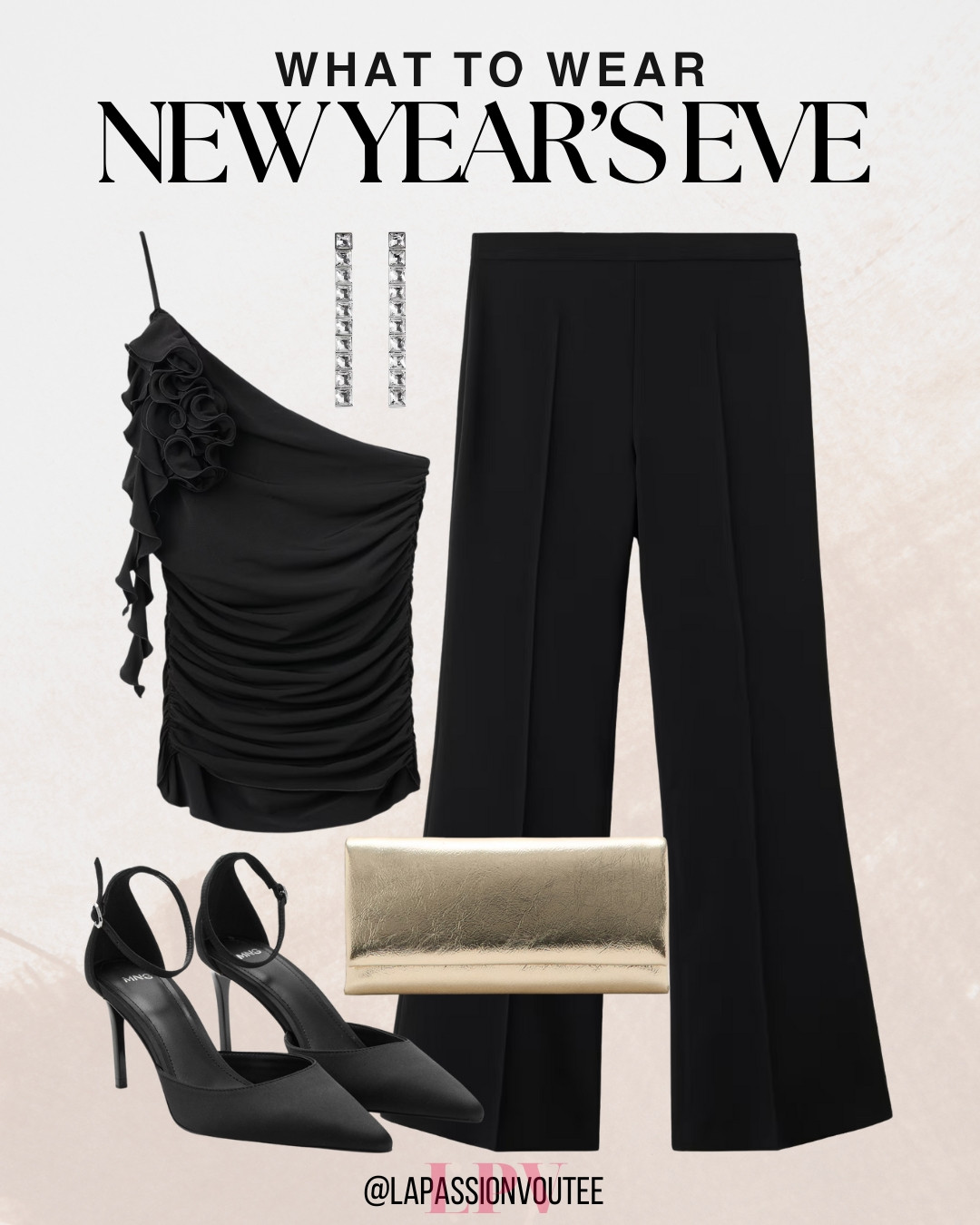 This New Year’s Eve outfit idea from MANGO is all about simple elegance with a festive twist. ✨🥂 Clean cuts and polished details create a look that feels confident and stylish for any celebration. Perfect inspiration if you love ringing in the new year with a chic, timeless vibe. 🎉🤍 

 #LTKHoliday #LTKSeasonal #LTKFindsUnder100