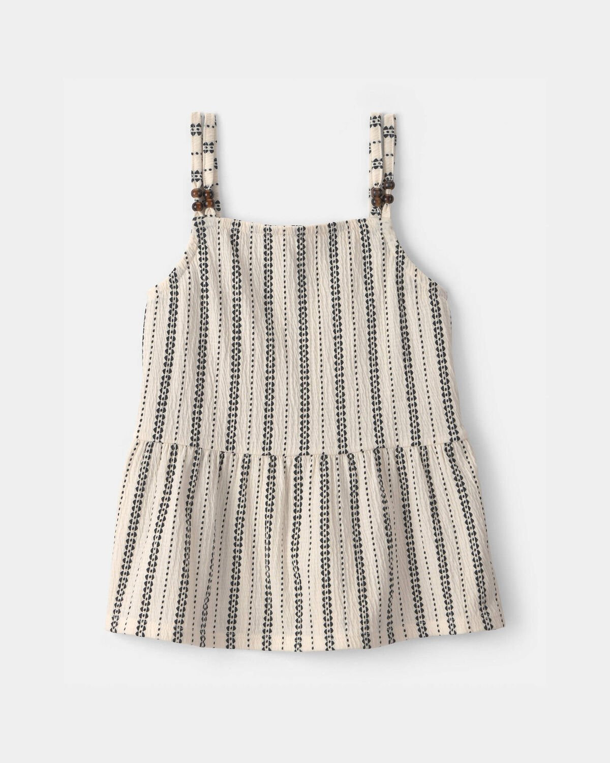 Girls Striped Tank Top - Black/Ivory | Carter's | Carter's Inc